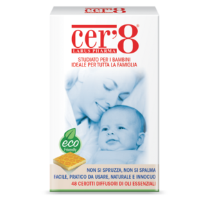 CER'8 CUSCINETTI ADESIVI ANTI ZANZARE SCATOLA DA 48 CUSCINETTI - Farmamood