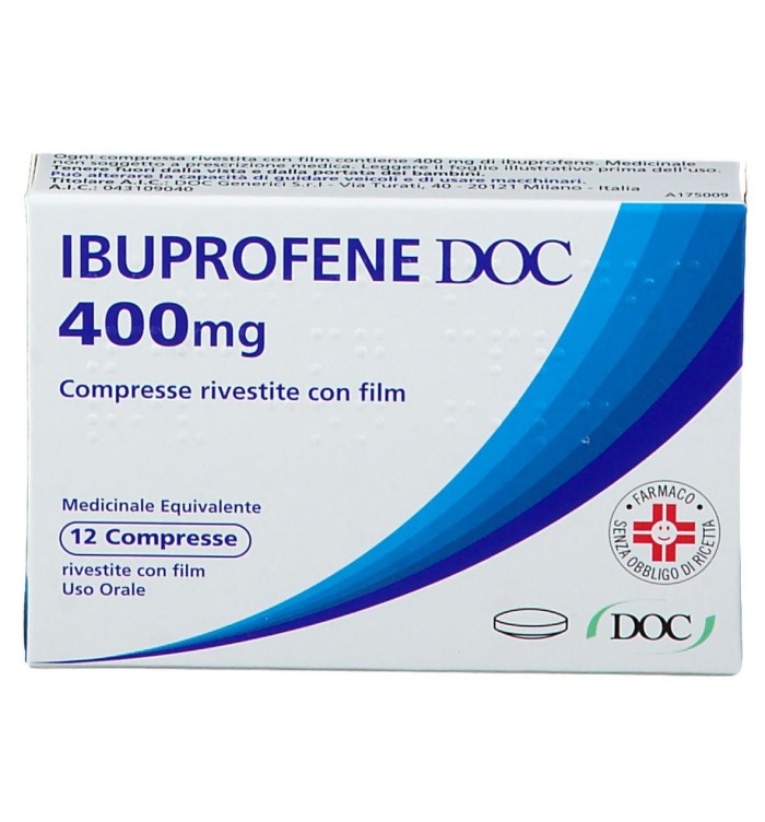 IBUPROFENE DOC*12CPR RIV 400MG - Farmamood