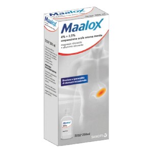 MAALOX*OS SOSP 250ML 4%+3,5% - Farmamood