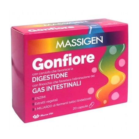 MASSIGEN GONFIORE 20 CAPSULE - Farmamood