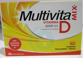 MULTIVITAMIX VITAMINA D 2000 UI 60 COMPRESSE - Farmamood