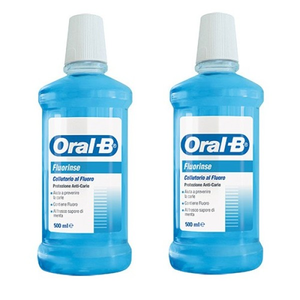 ORALB FLUORINSE COLLUTORIO ANTI CARIE 2 X 500 ML - Farmamood