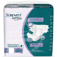 PANNOLONE MUTANDINA SERENITY SD SENSITIVE MAXI L 15 PEZZI - Farmamood