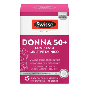 SWISSE MULTIVITAMINICO DONNA 50+ 30 COMPRESSE - Farmamood