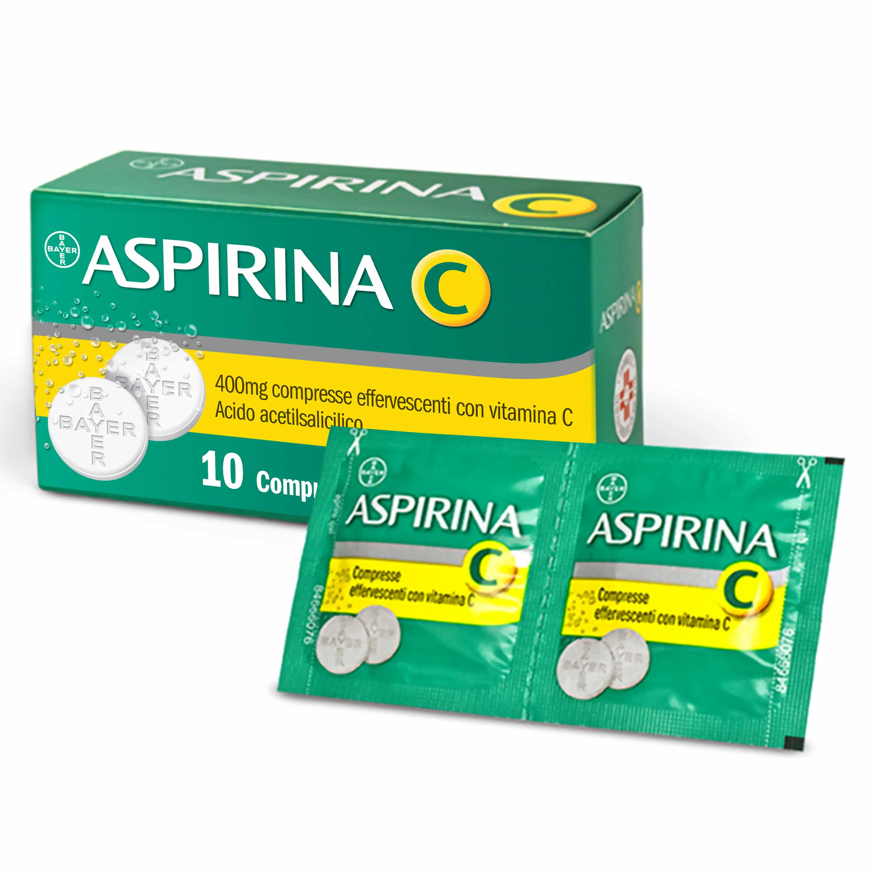 ASPIRINA C*10CPR EFF 400+240MG - Farmamood