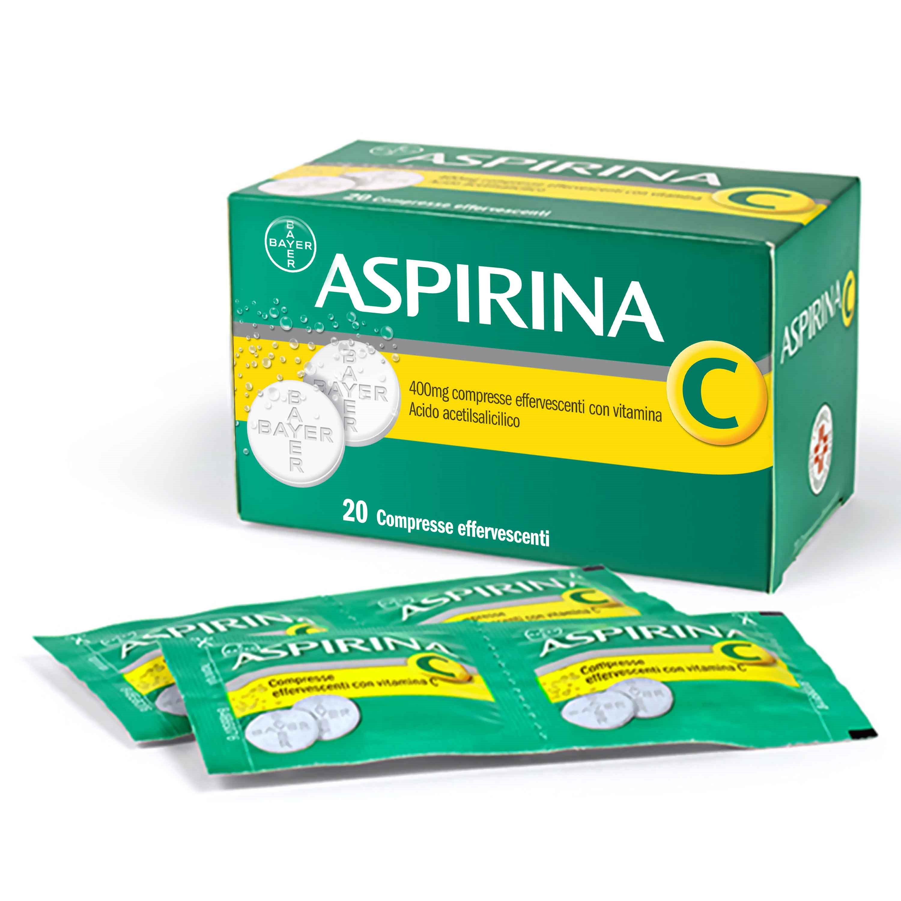 ASPIRINA C*20CPR EFF 400+240MG - Farmamood