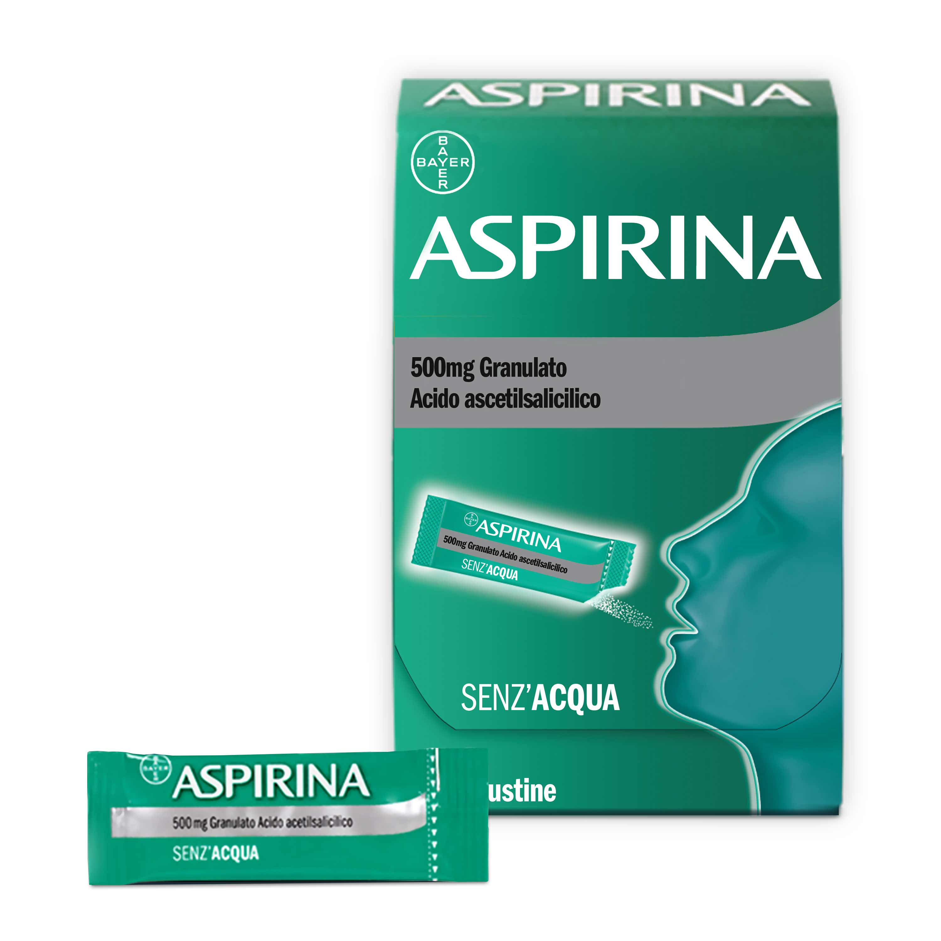 ASPIRINA*OS GRAT 10BUST 500MG - Farmamood