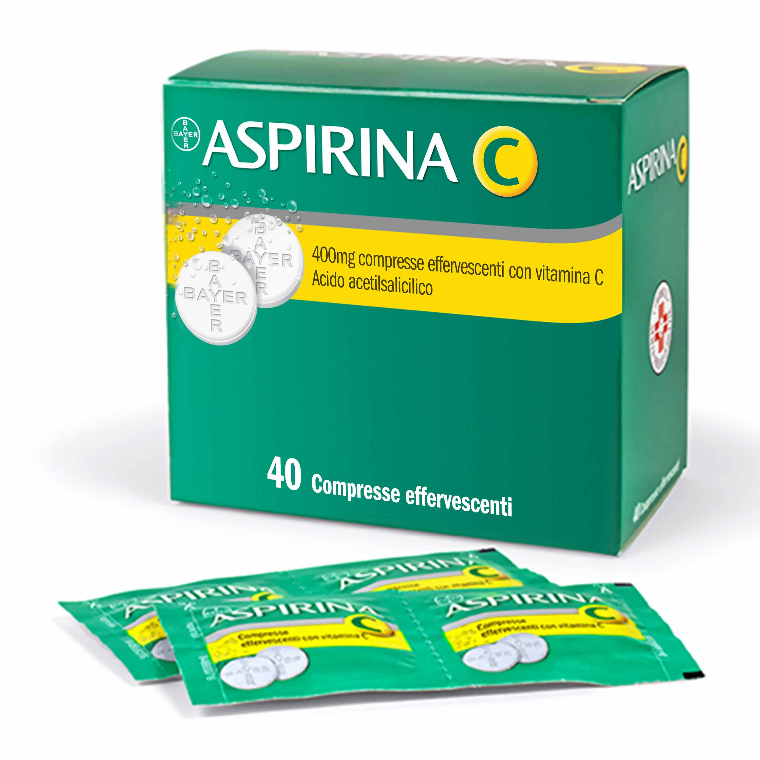 ASPIRINA C*40CPR EFF 400+240MG - Farmamood