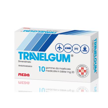 TRAVELGUM*10GOMME MAST 20MG - Farmamood