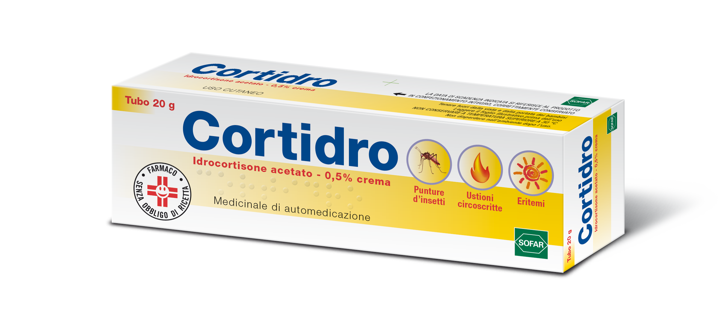 CORTIDRO*CREMA 20G 0,5% - Farmamood