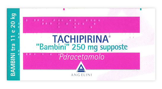 TACHIPIRINA*BB 10SUPP 250MG - Farmamood