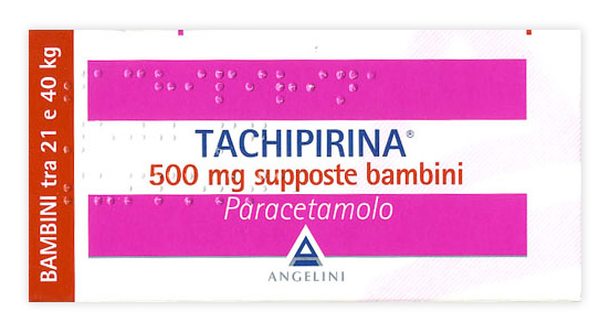 TACHIPIRINA*BB 10SUPP 500MG - Farmamood