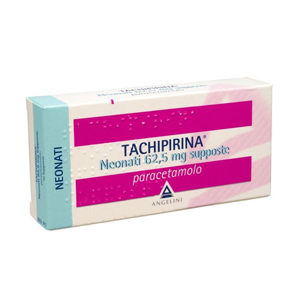 TACHIPIRINA*NEO 10SUPP 62,5MG - Farmamood