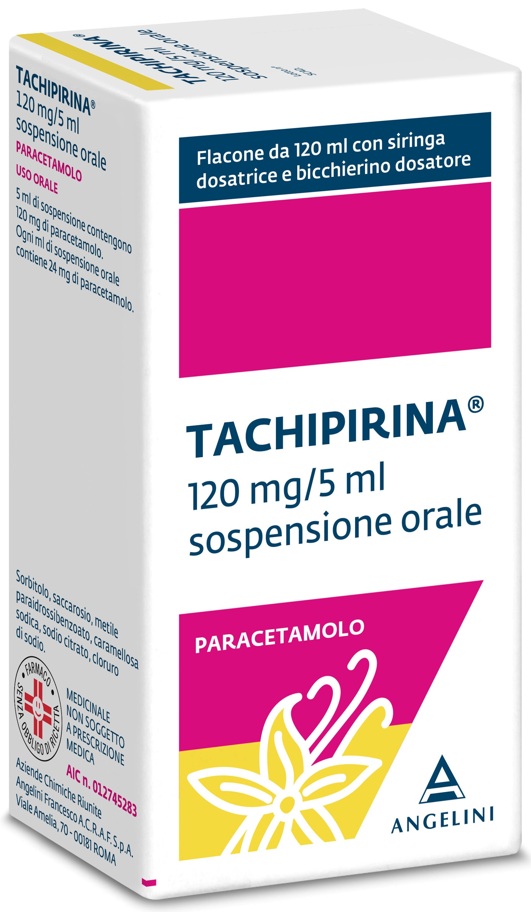 TACHIPIRINA*SOSP 120ML VAN/CAR - Farmamood