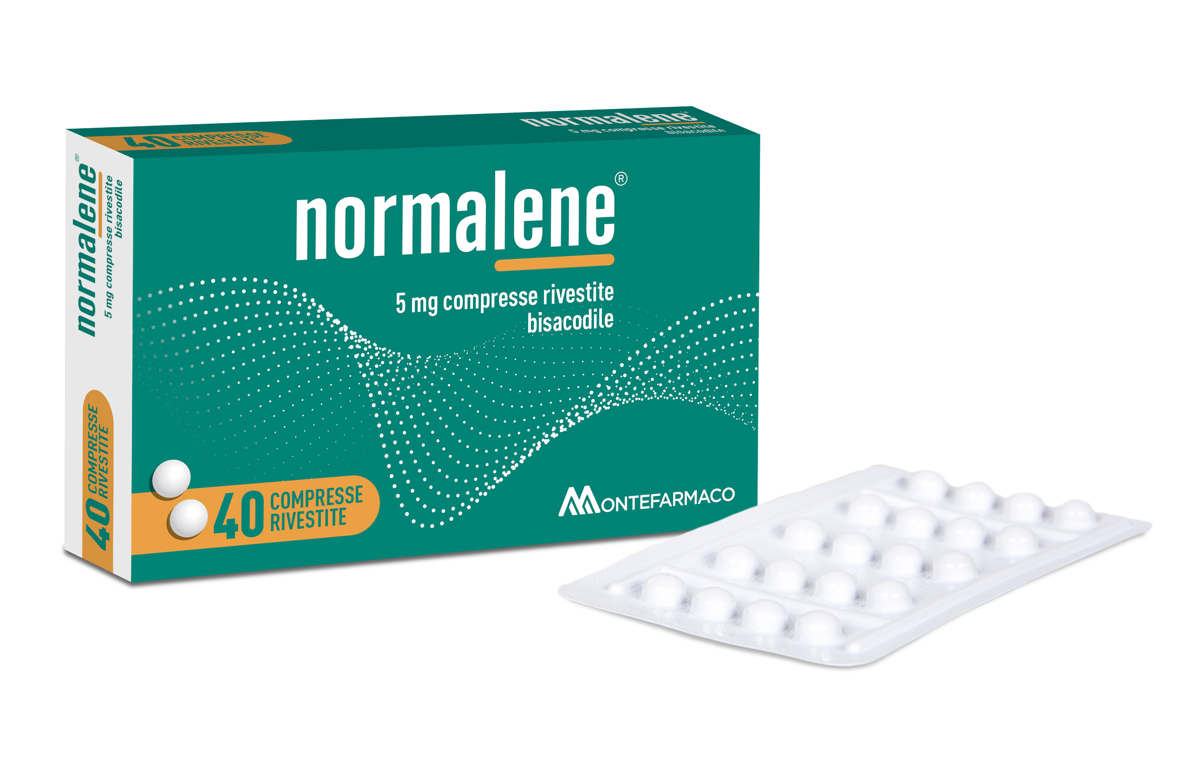 NORMALENE*40CPR RIV 5MG - Farmamood