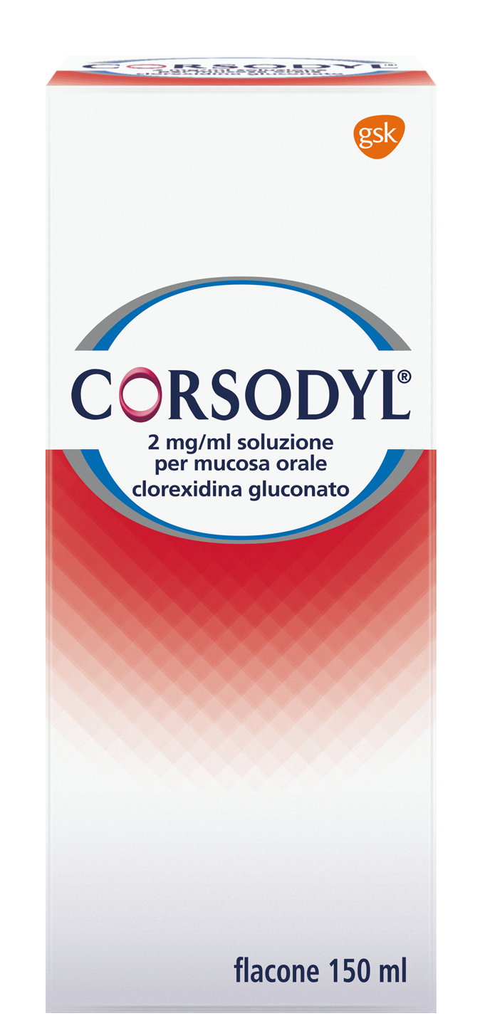 CORSODYL*SOLUZ 150ML 200MG/100 - Farmamood