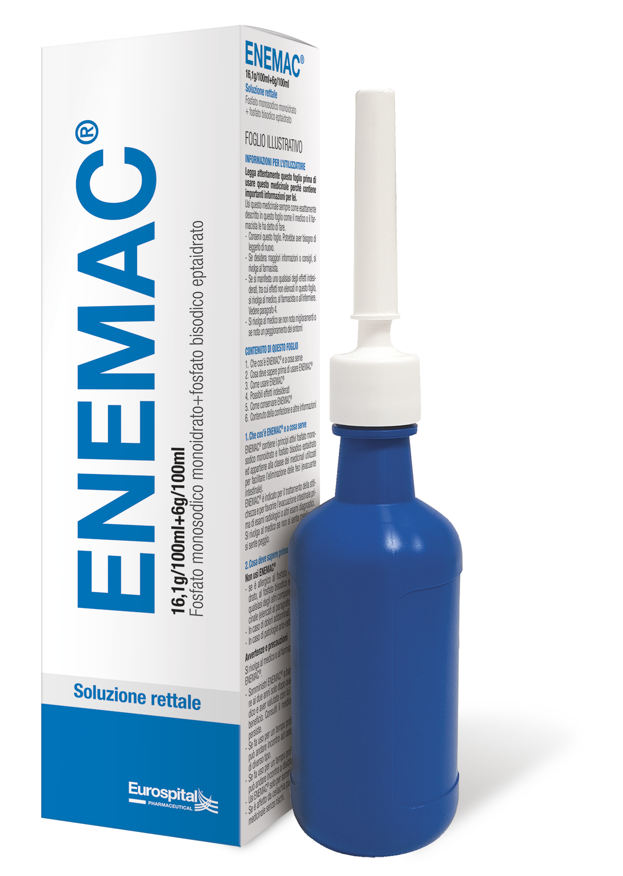 ENEMAC*FL 130ML 16,1+6/100ML - Farmamood