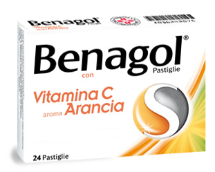 BENAGOL VIT C*24PAST ARANCIA - Farmamood