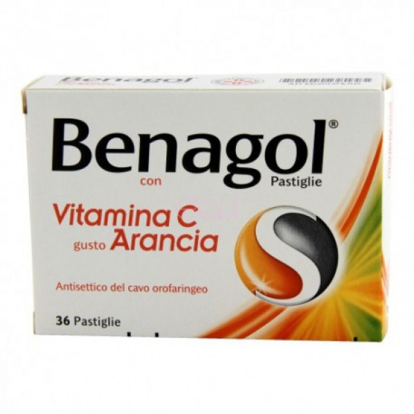 BENAGOL VIT C*36PAST ARANCIA - Farmamood