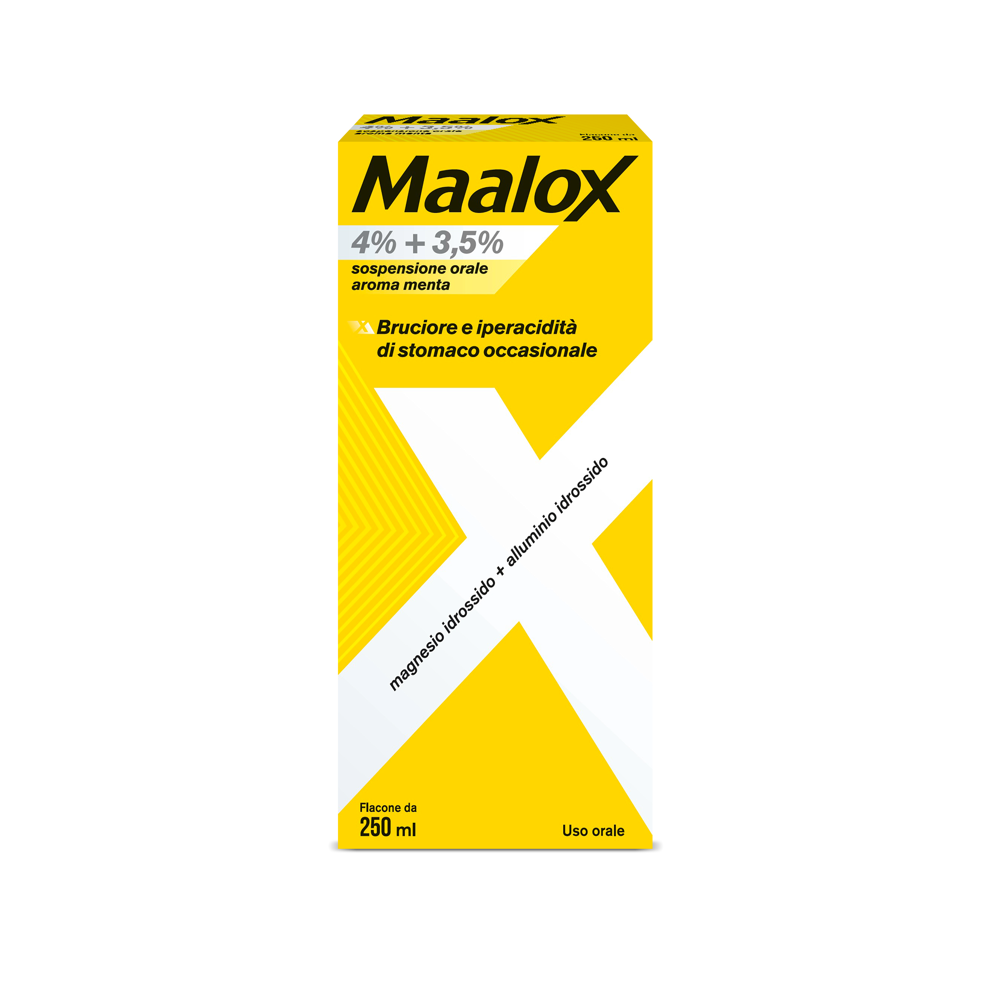 MAALOX*OS SOSP 250ML 4+3,5% ME - Farmamood