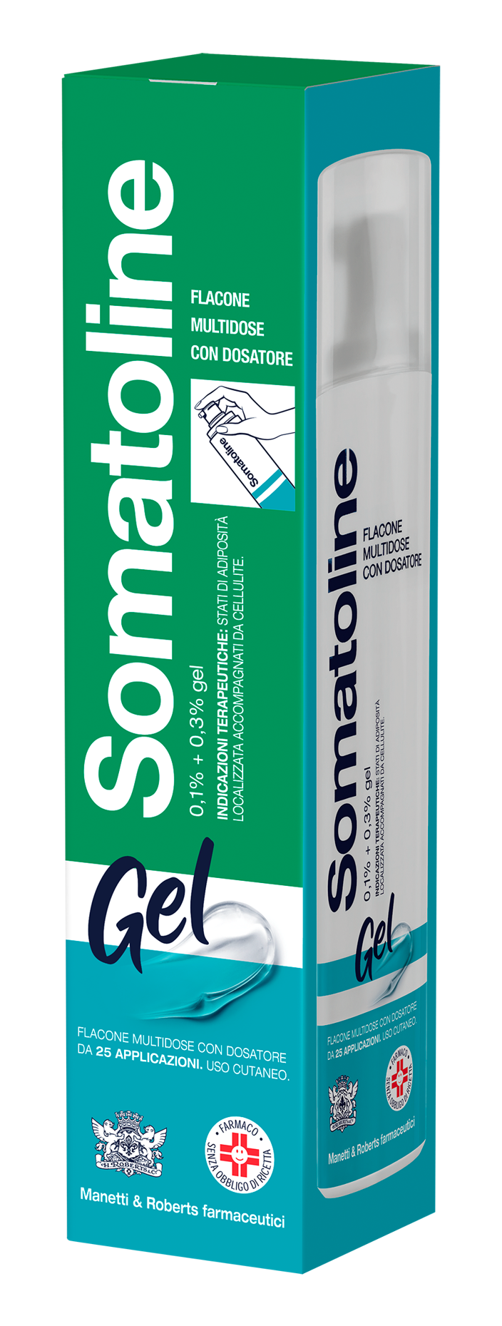 SOMATOLINE*GEL 250ML 0,15+0,3% - Farmamood