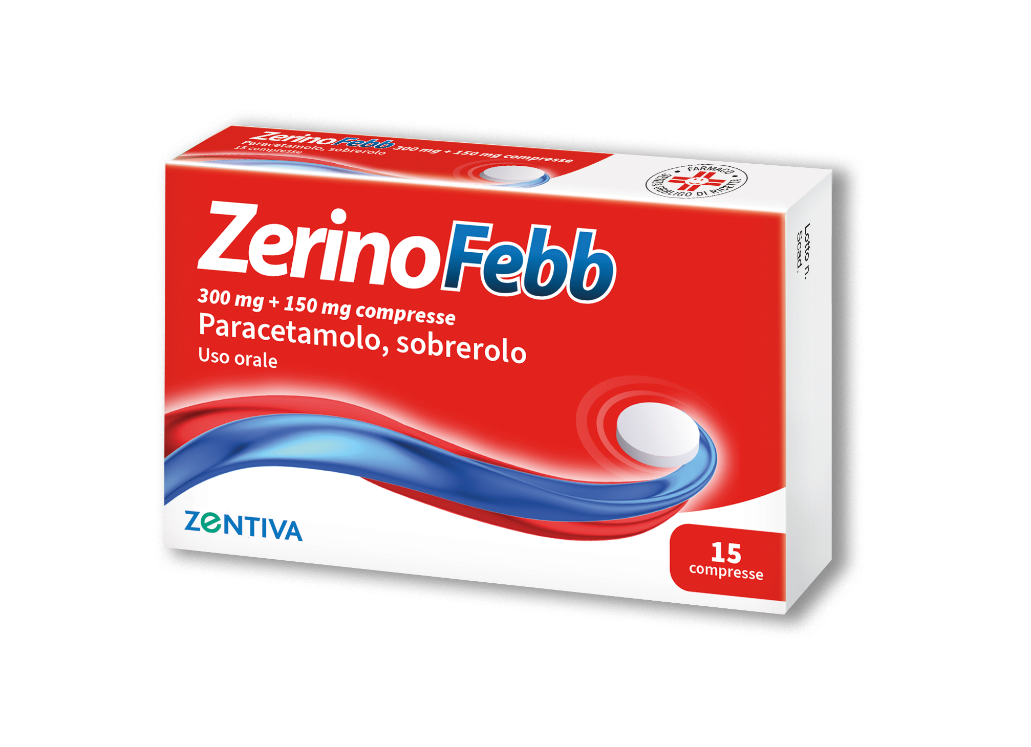 ZERINOFEBB*AD 15CPR 300+150MG - Farmamood