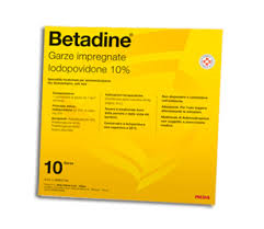 BETADINE*10GARZE IMPREGN 10x10 - Farmamood