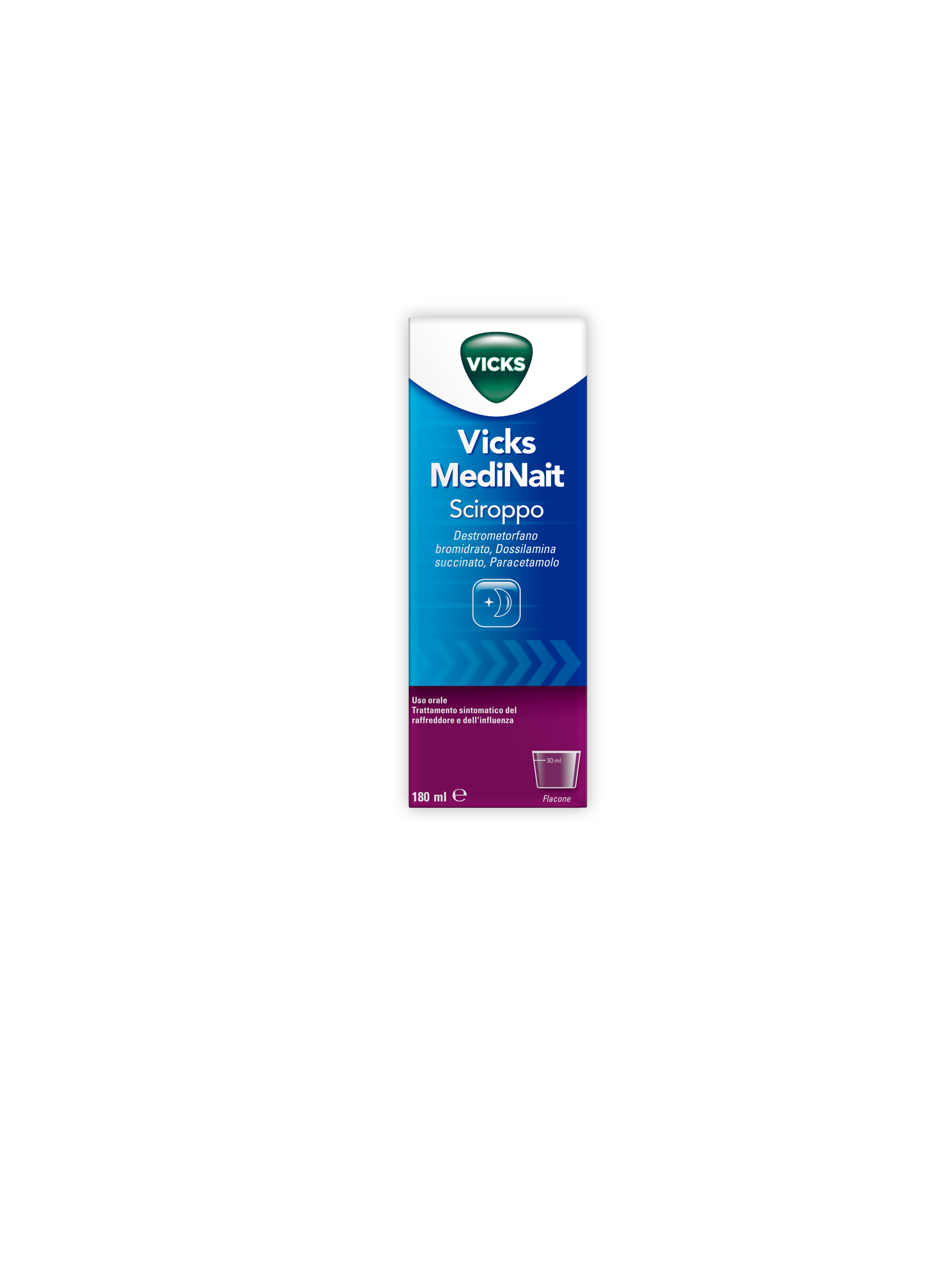 VICKS MEDINAIT*SCIR 180ML - Farmamood