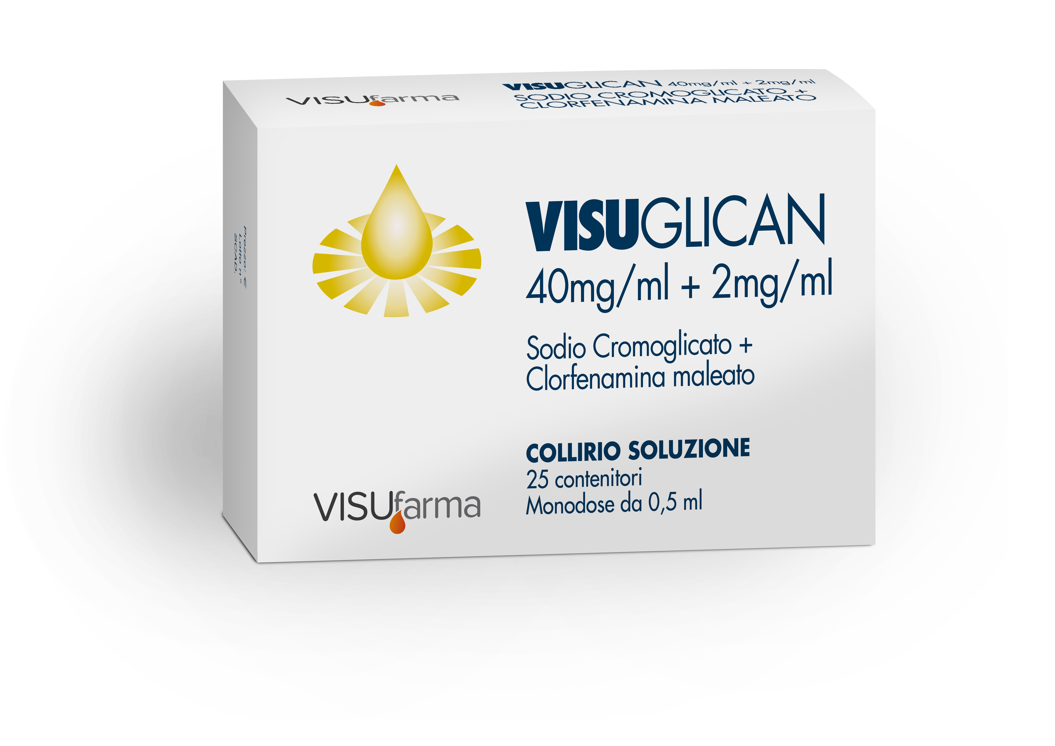 VISUGLICAN*COLL 25D 40+2MG/ML - Farmamood