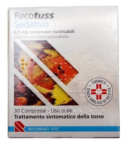 RECOTUSS SEDAT*30CPR MAST6,5MG - Farmamood