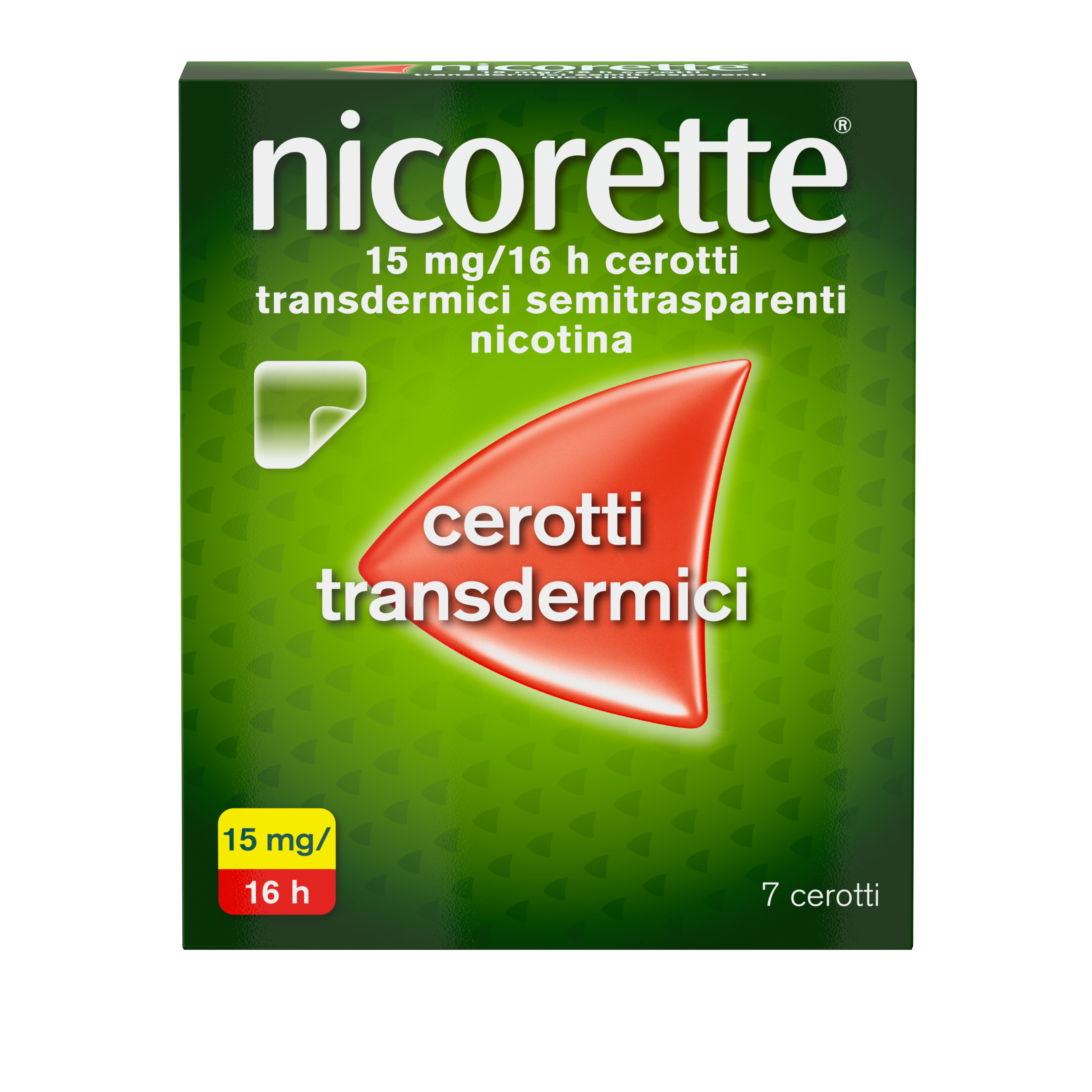 NICORETTE*7CER TRANSD 15MG/16H - Farmamood