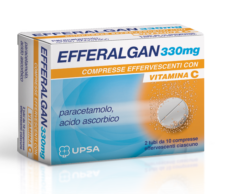 EFFERALGAN*20CPR EFF 330+200MG - Farmamood