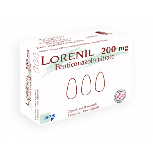 LORENIL*3CPS MOLLI VAG 200MG - Farmamood