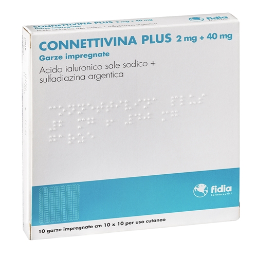 CONNETTIVINA PLUS*10GARZE10x10 - Farmamood