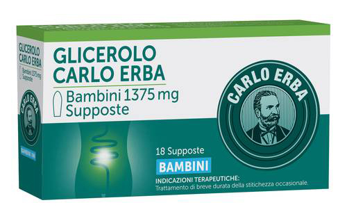 GLICEROLO*BB 18SUPP 1375MG - Farmamood