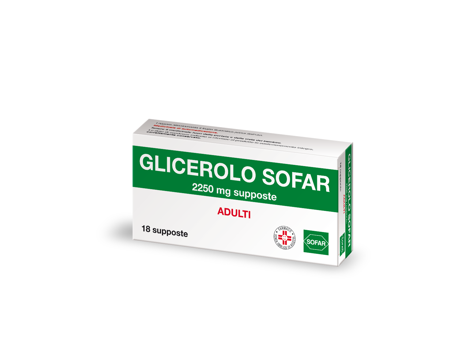 GLICEROLO*AD 18SUPP 2250MG - Farmamood