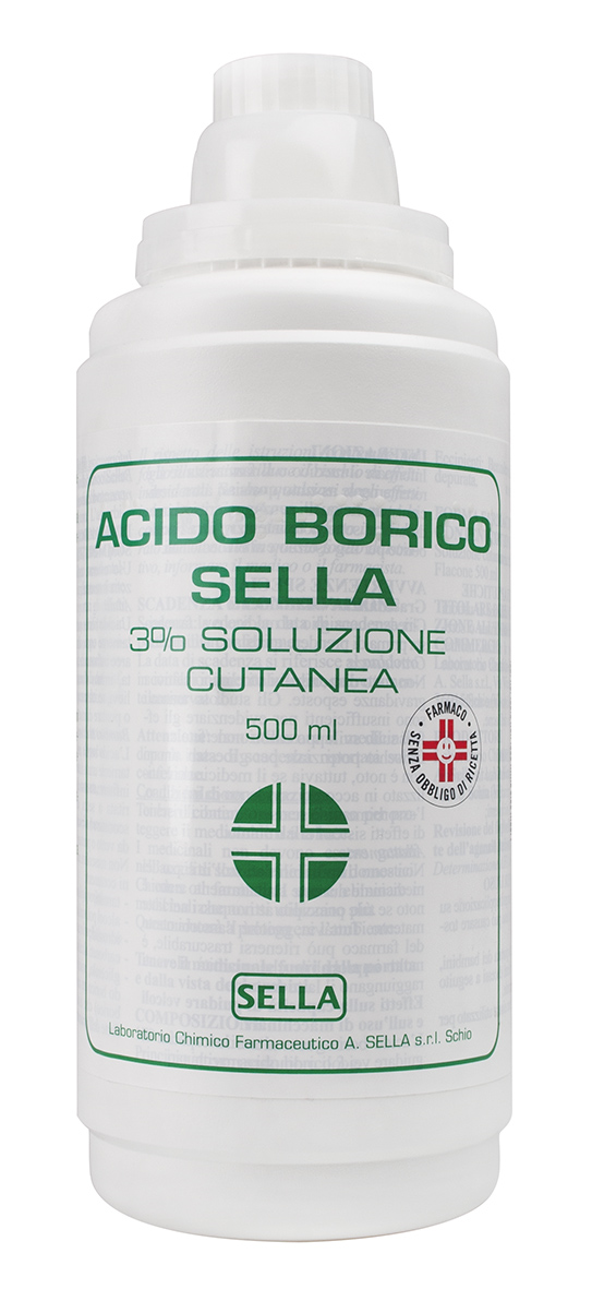 ACIDO BORICO SELLA*3% 500ML - Farmamood