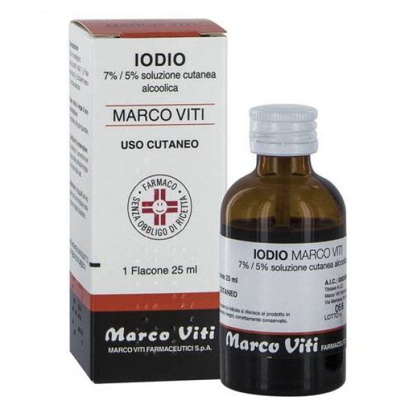 IODIO SOL ALCO I MV*25ML - Farmamood