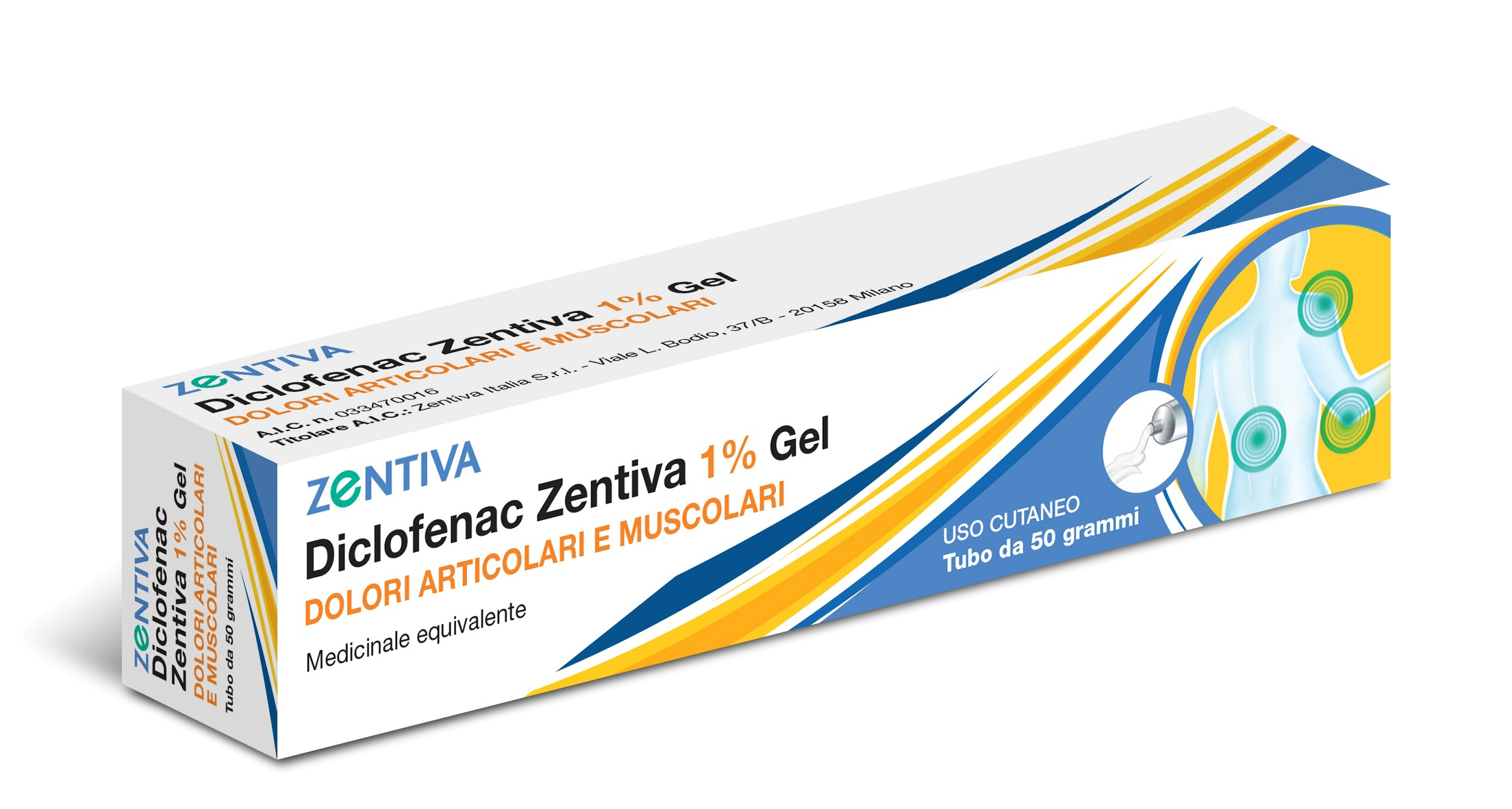 DICLOFENAC ZENTIVA*GEL 50G 1% - Farmamood