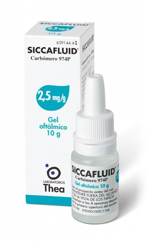 SICCAFLUID*GEL OFT 10G 2,5MG/G - Farmamood
