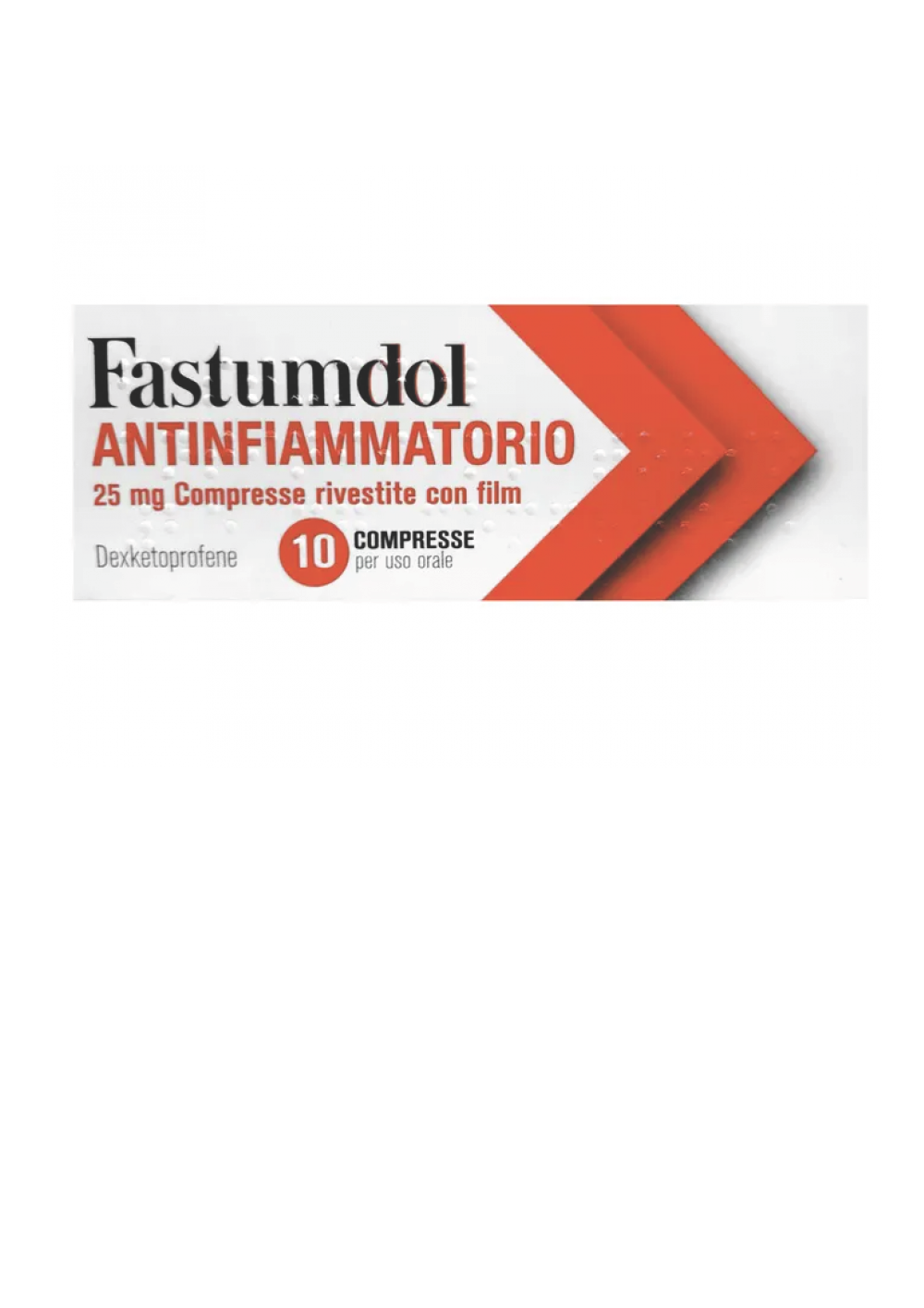 FASTUMDOL ANTINF*10CPR 25MG - Farmamood