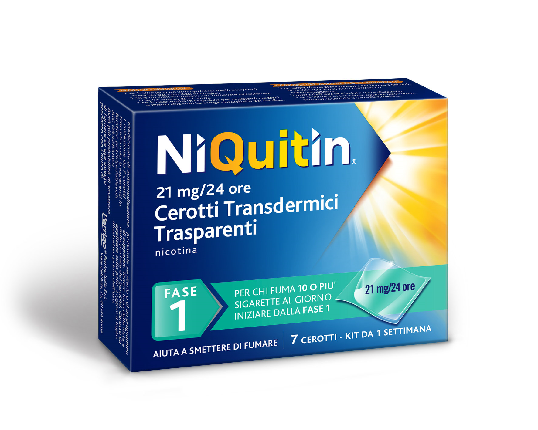 NIQUITIN*7CER TRANSD 21MG/24H - Farmamood