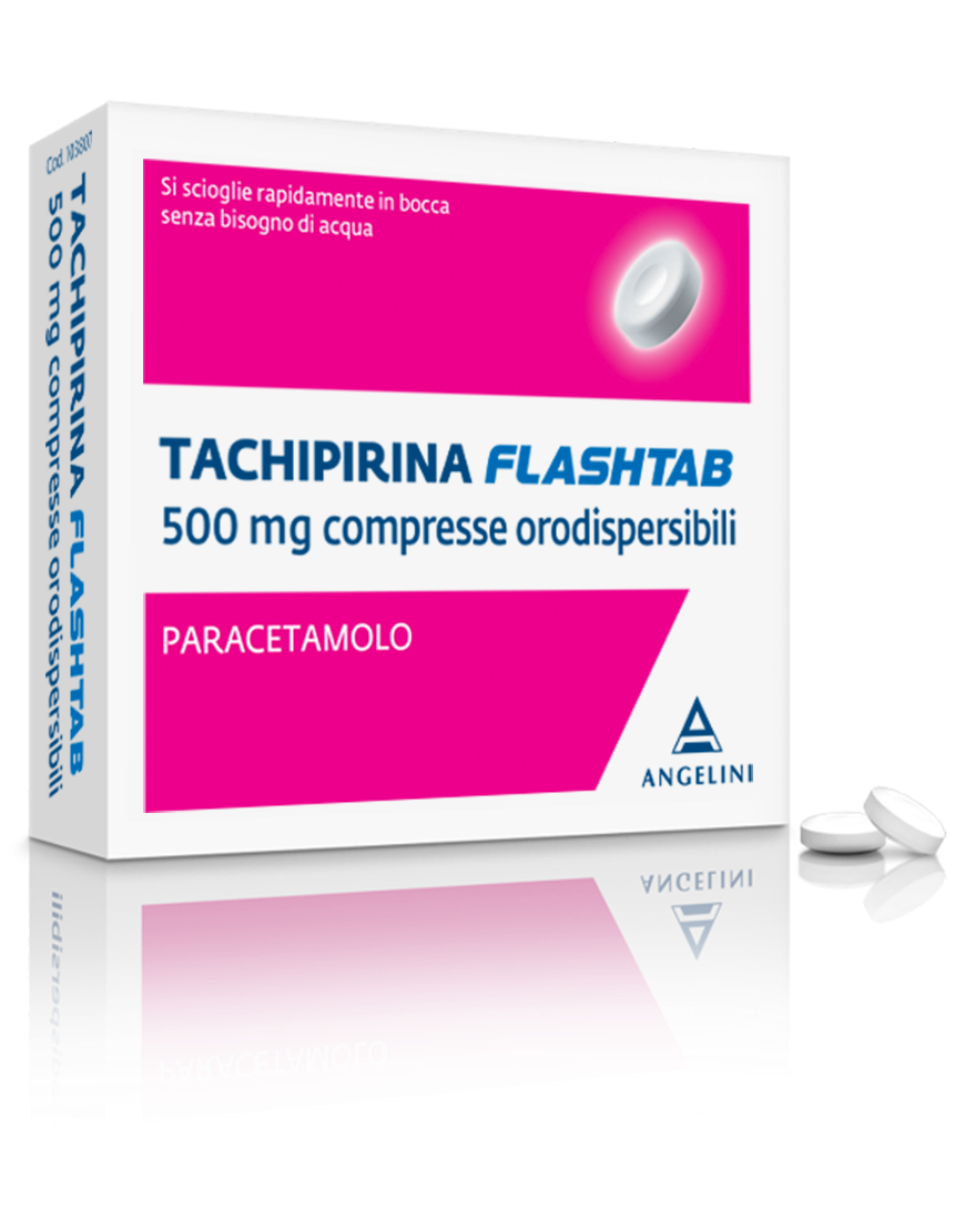 TACHIPIRINA FLASHTAB*16CPR 500 - Farmamood