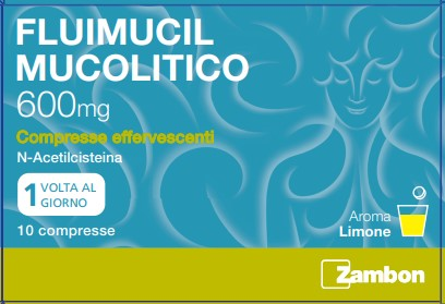 FLUIMUCIL MUCOL*10CPR EFF600MG - Farmamood