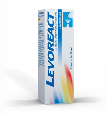 LEVOREACT*SPRAY NAS 10ML 0,5MG - Farmamood