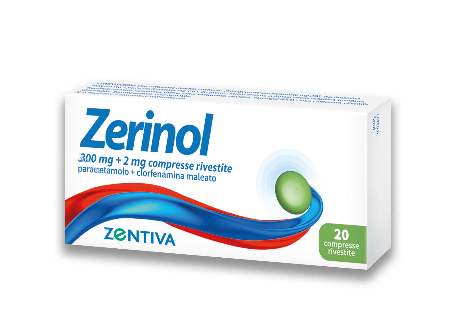 ZERINOL*20CPR RIV 300MG+2MG - Farmamood