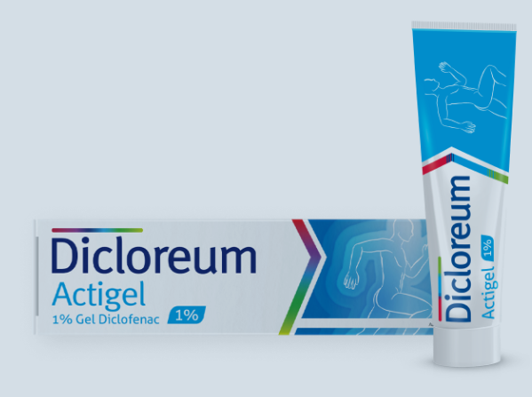 DICLOREUM ACTIGEL*GEL 50G 1% - Farmamood