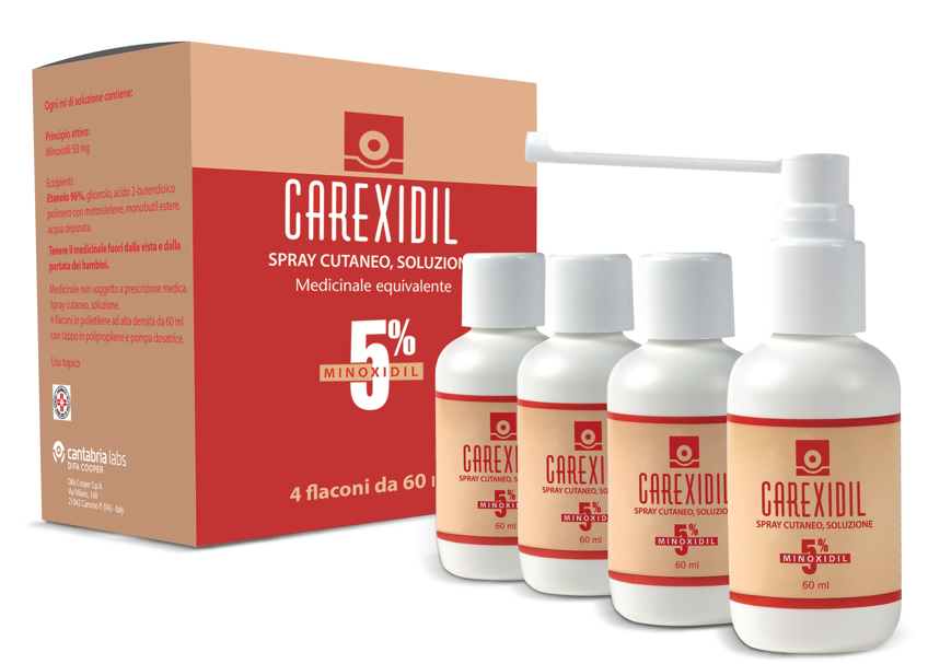 CAREXIDIL*4FL SOLUZ CUT 60ML5% - Farmamood