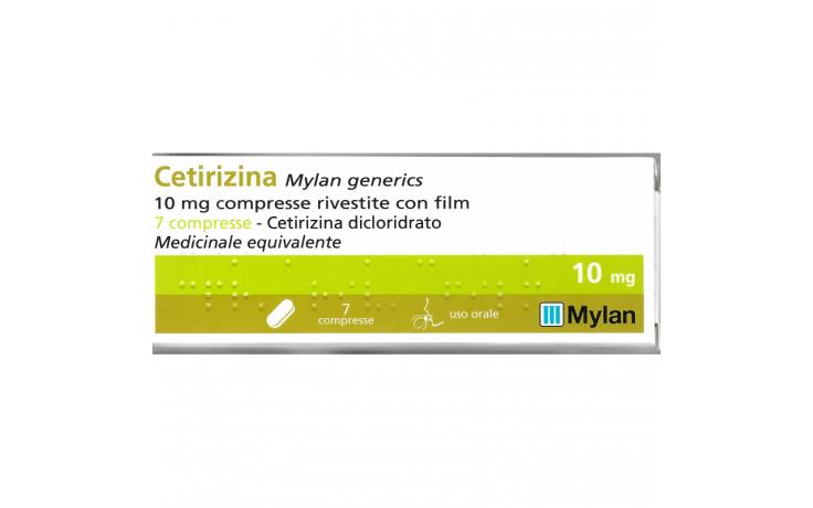 CETIRIZINA MY*7CPR RIV 10MG - Farmamood