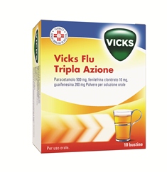 VICKS FLU TRIPLA A*OS 10BUST - Farmamood